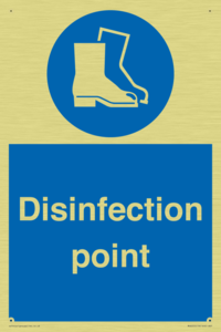Disinfection point